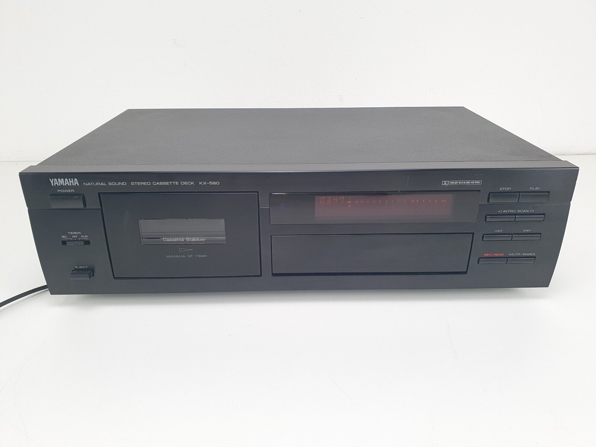 YAMAHA カセットデッキ KX-580 ＋ 新品カセットテープ2本 YAMAHA KX-580の仕様 ヤマハ