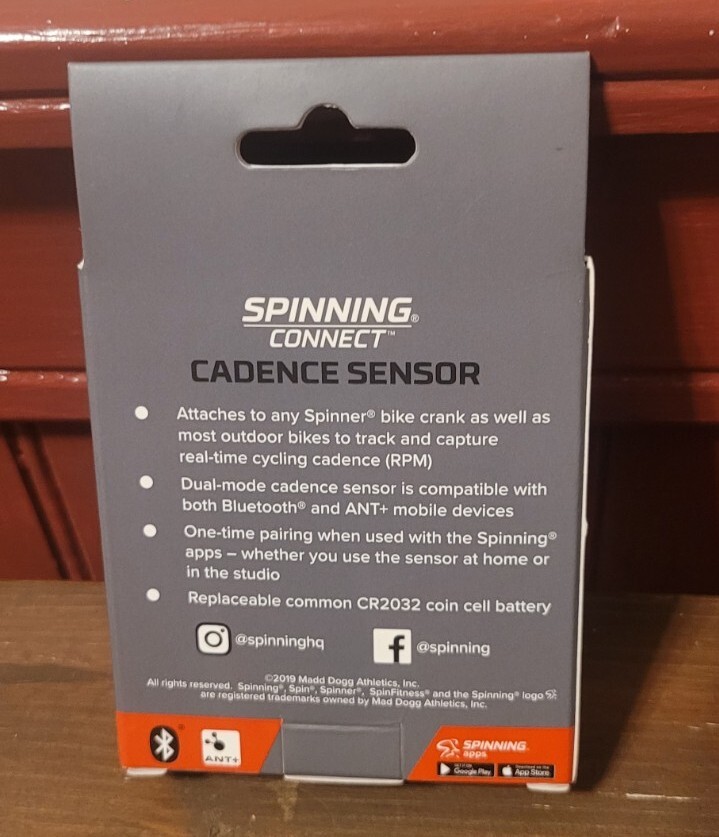 Spinning Connect Dual Mode Cadence Sensor For Bikes - Brand New