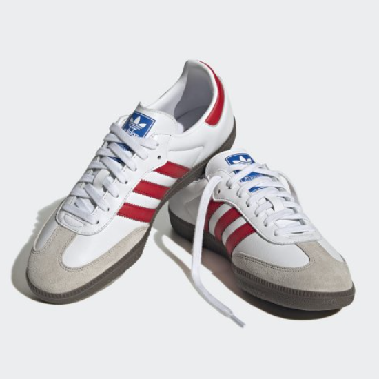 ◆adidas◆ Samba OG White Red IG1025 Adidas Samba OG Leather Shoes 'White/Red' - IG1025