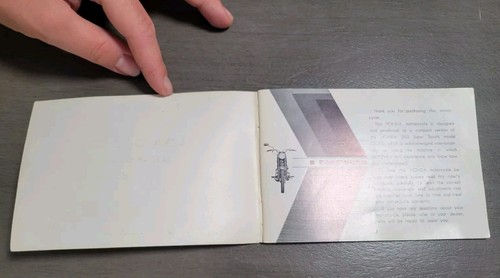 Vintage Honda CB125 CB160 Super Sports Owner's Manual - Picture 2 of 5