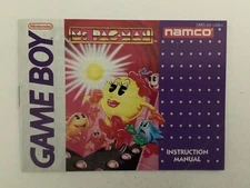 Ms. Pac-Man GameBoy Nintendo Instruction Manual Only