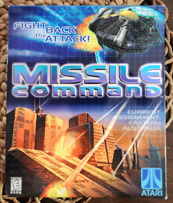 Missile Command (PC CD) New US Retail Store Big Boxed Edition Sealed / Rare