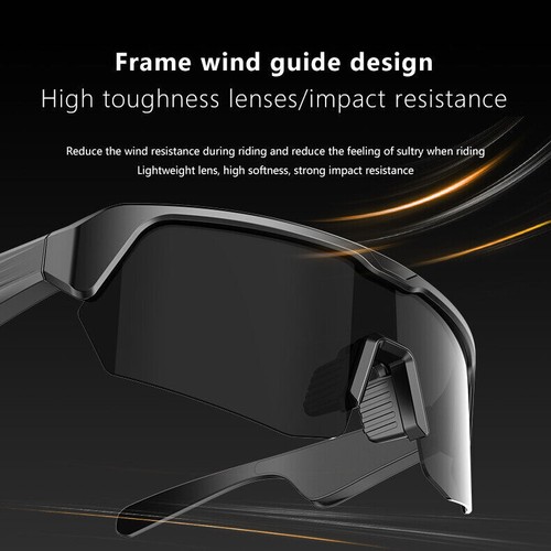 Hot Smart Glasses Headset Wireless Bluetooth Sunglasses Outdoor Sport Music Call - 第 18/19 張圖片