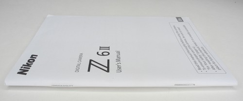 Cámara sin espejo Nikon Z6 II manual de instrucciones básico/guía del usuario en inglés - Imagen 3 de 6