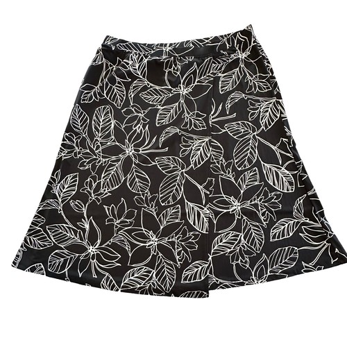 INSPIRE CHIC Women's Floral Skirt Elastic High Waist Ankle Length Chiffon A-Line Skirt L Pink