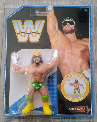 WWE Mattel Retro Series 9 Macho Man Savage Wrestli...