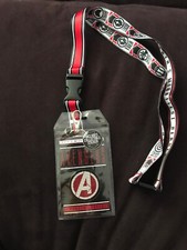 Avengers Endgame Themed LANYARD w/ID Holder W/Charm Keychain