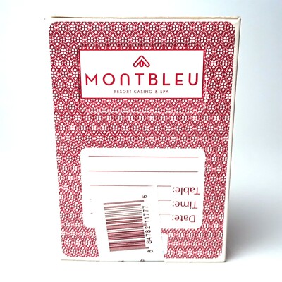 Montbleu Resort Casino & Spa Lake Tahoe Paulson Playing Cards Deck Sealed