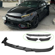 For Kia Forte GT Line 2000-2023 Front Bumper Lip Spoiler Splitter Body Kit ABS 