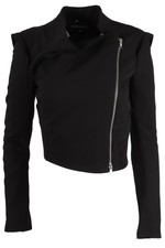 Ann Demeulemeester Black Cropped Wool Jacket It 34 Uk 2