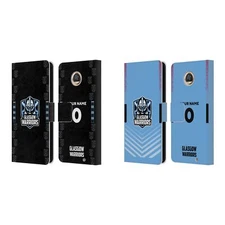 CUSTOM GLASGOW WARRIORS 2022/23 KIT LEATHER BOOK WALLET CASE FOR MOTOROLA PHONES