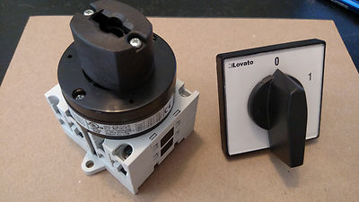 Lovato GX40 10 078 Rotary Cam Door Switch 40 amp