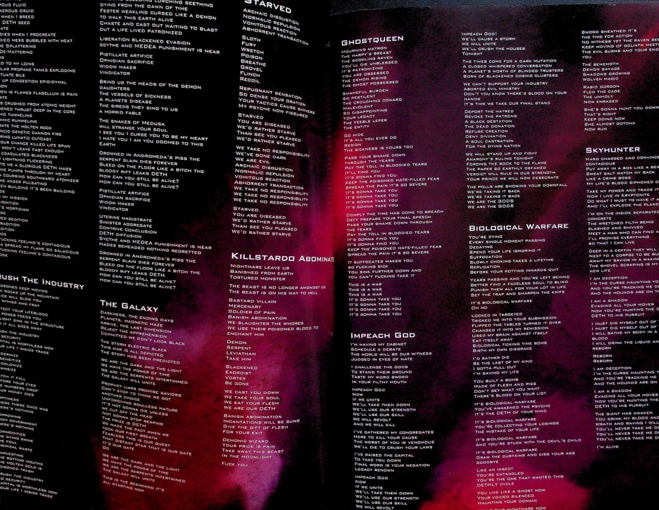 DethKlock Metalocalypse Death Album III Guitarra Tab Partituras Libro de Canciones Foto 3 de 4