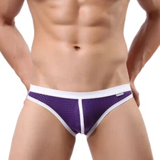 ZONBAILON Men's Underwear Fashion Bump Color Soft 3D Pouch Comfortable Briefs