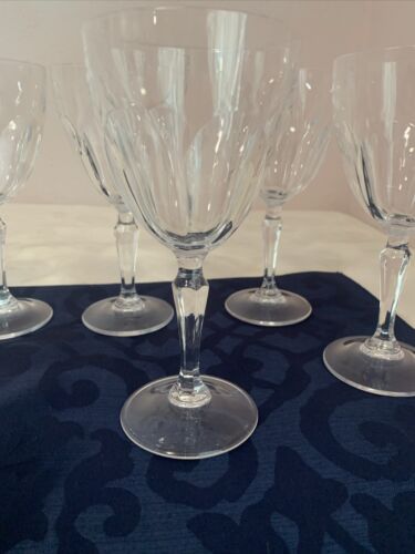 Vintage Cristal D'Arques-Durand Washington Water Glass Goblets - Set of 8 - Picture 13 of 19
