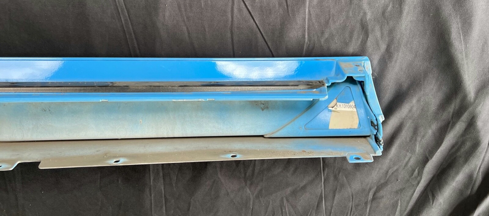 Lamborghini Aventador left LH side skirt rocker panel 470853563C Blu Cepheus