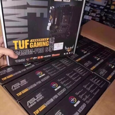 ASUS TUF GAMING B450M-PRO S Motherboard AMD B450 Socket AM4 DDR4 M-ATX 2xM.2