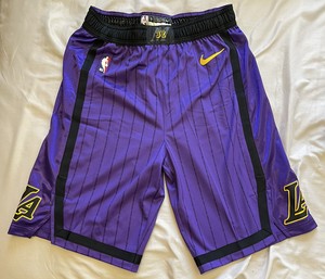 city lakers jersey shorts 