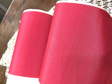 vintage petersham trim grosgrain 6.5" cotton silk lipstick rouge 1yd made in USA
