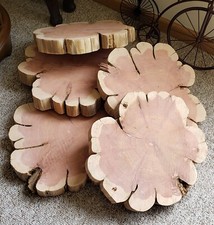 SANDED red cedar slice/cookie/slab/round centerpiece live edge, beautiful grain