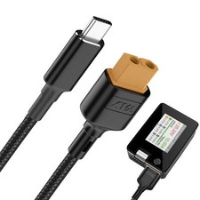Type-c to XT60 Model Plug Charging Cable for Aircraft Model Vehicle PD Protocol