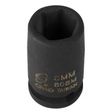 Sunex Tools 808M 1/4" Drive 6 Point Standard Impact Socket 8mm