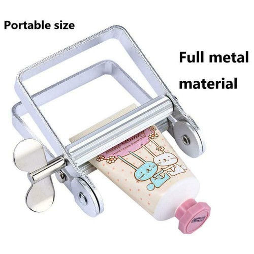 AU Toothpaste Squeezer Tool Dispenser Metal Paint Tube Wringer Hand Roller Tool - Picture 6 of 12