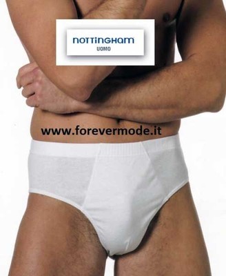 6 Slip Uomo Nottingham In Cotone Mercerizzato - Art. SM765 - Colori Assortiti E Fantasia - Scegli La Taglia - 2