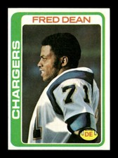 1978 Topps #217 Fred Dean San Diego Chargers Rookie RC HOF NM-MT Card *J340