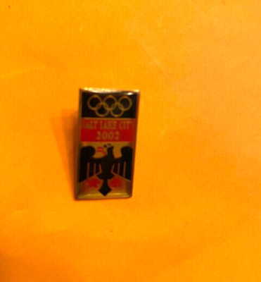 SALT LAKE CITY OLYMPICS PIN NOC COUNTRY GERMANY EAGLE BRANDENBURG GATE LOGO NEW