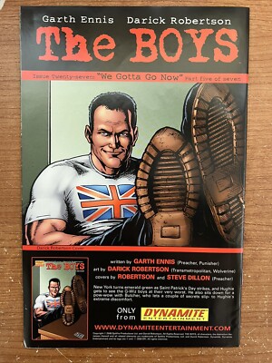 THE BOYS (2009 Dynamite) #26 VF 1st Print Comic - X-Men Homage
