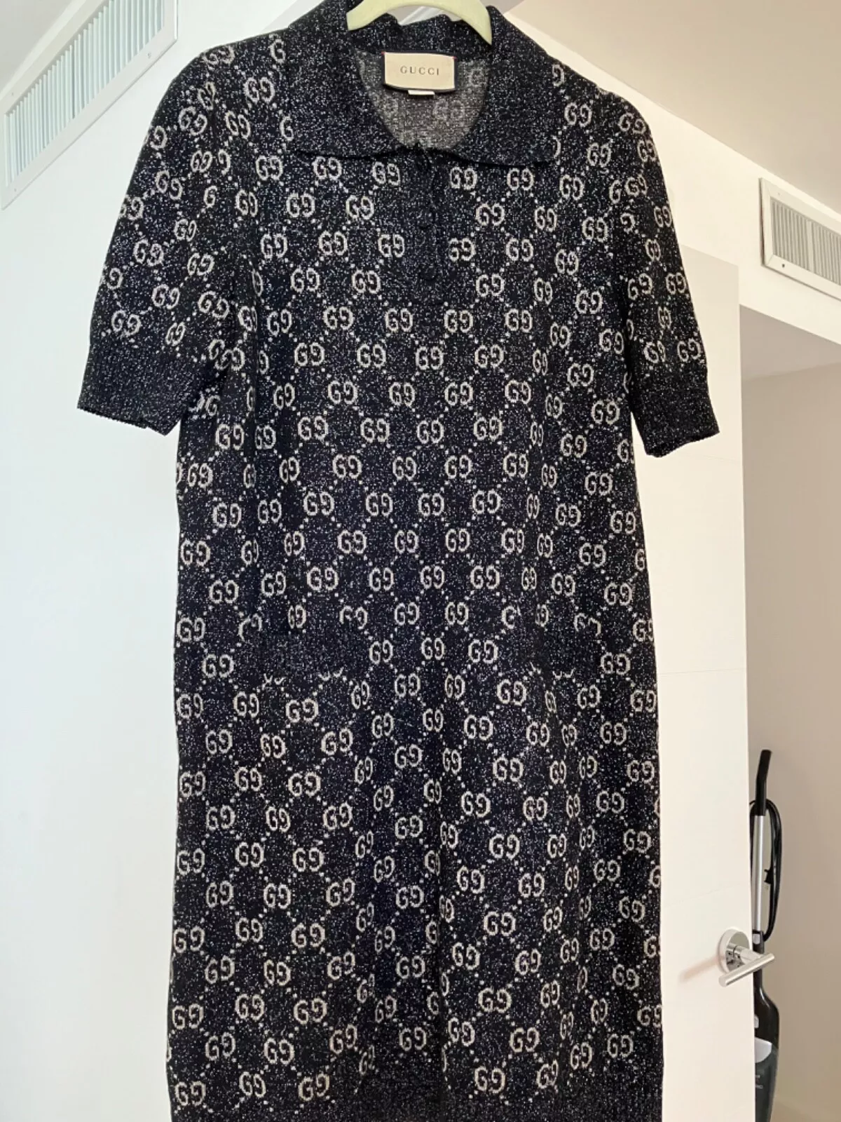 Robe polo jacquard GUCCI Lamé GG taille XL