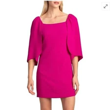 Trina Turk Makua Tulip-Sleeve Minidress Size 4