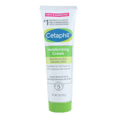 Cetaphil Sensitive Skin Very Dry To Dry Moisturizing Cream, 3 oz