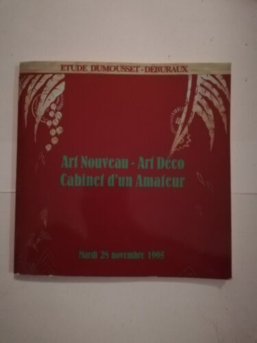 CATALOGUE DROUOT ART NOUVEAU ART DECO CABINET D'UN AMATEUR NOVEMBRE 1995 - Bild 1 von 3