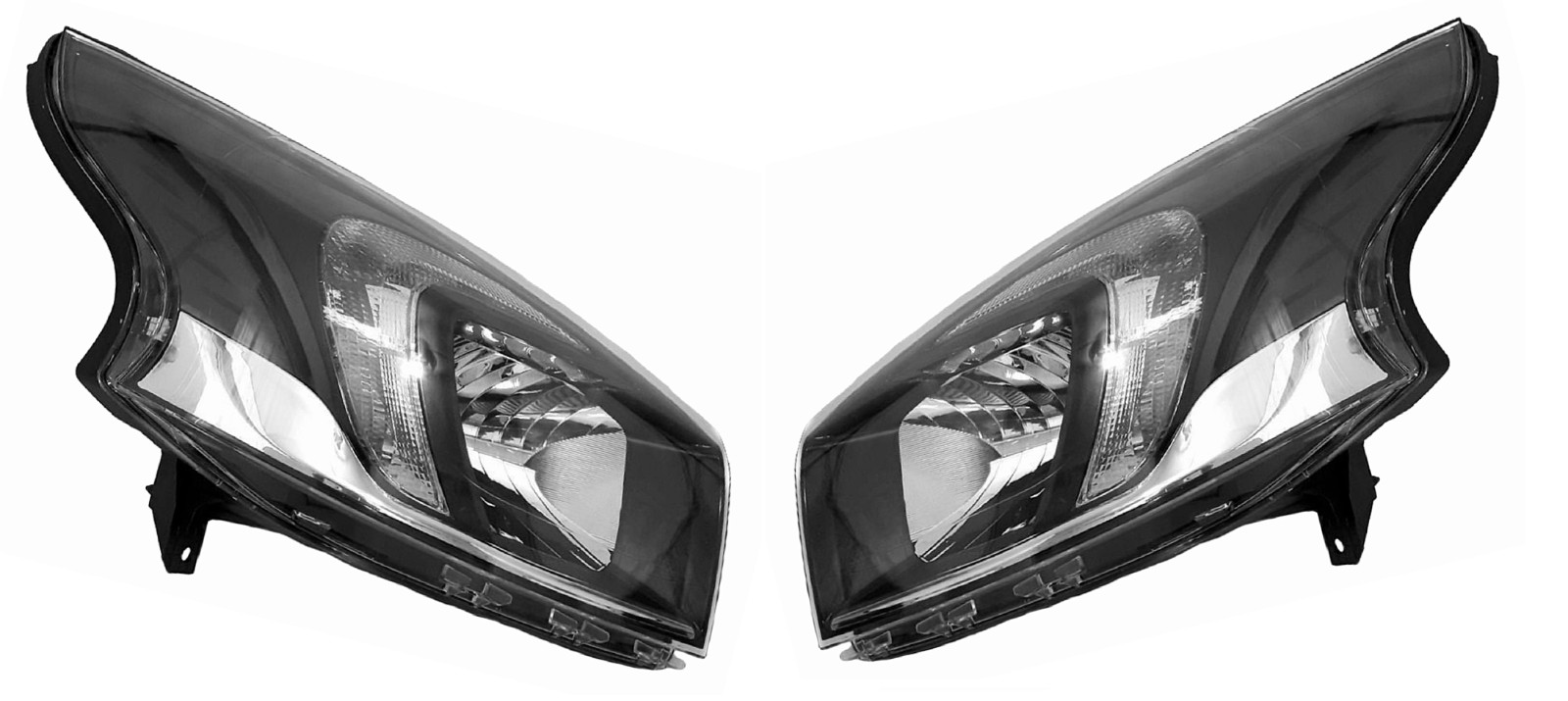 Phare avant gauche droite Opel Vivaro résolvant le problème d'éclairage faible ou moteur HS H4