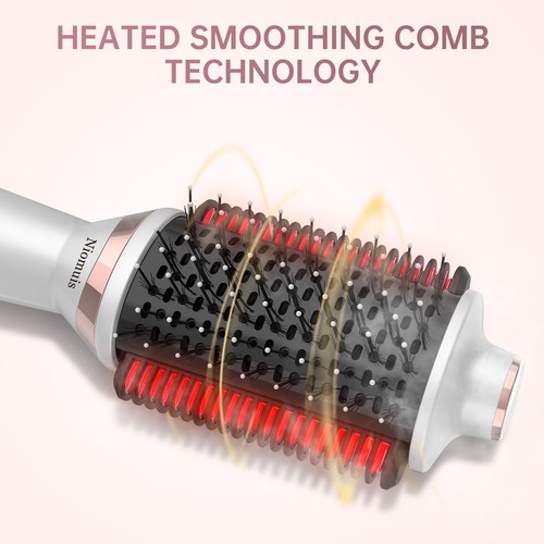 Cepillo secador de pelo Niomuis 4 en 1 cepillo de aire caliente para todo tipo de cabello apto para viajes - Imagen 9 de 14