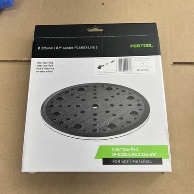 Festool 577252 Planex Interface Sander Backing Pad IP-D220-LHS 2 225-SW Open Box