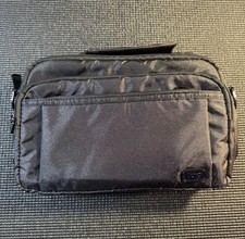 Bolso Bandolera Lug Shimmer Negro Original Scoop Organizador RFID Viaje Softshell