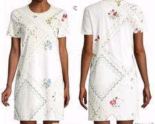 Tory Burch Handkerchief Printed Mini Dress Or Nightgown, Size S