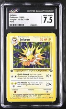 CGC 7.5 Jolteon 4/64 Jungle 1° Edizione Holo Carta Pokemon
