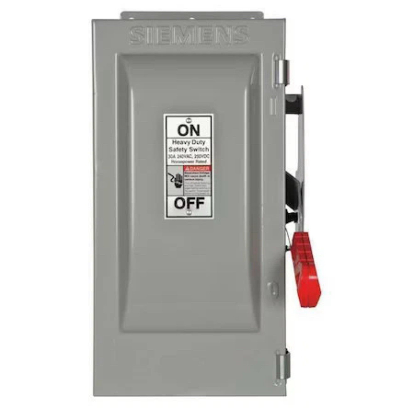 Siemens Hf221j Fusible, Safety Switch, Heavy Duty, 240 V, 2Pst