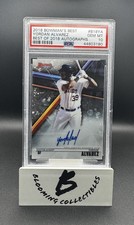 Yordan Alvarez 2018 Bowman's Best Autographs #B18YA PSA GEM 10 Houston Astros
