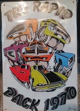 Moparplymouth Dodge Metal Sign The Rapid Pack 1970 New Sealed Moparplymouth Dodge Metal Sign The Rapid Pack 1970 New Sealed