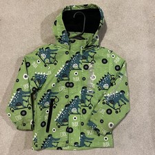 Kids Boys Fleece Jacket Windbreaker Water Resistant Warm Alligator Crocodile