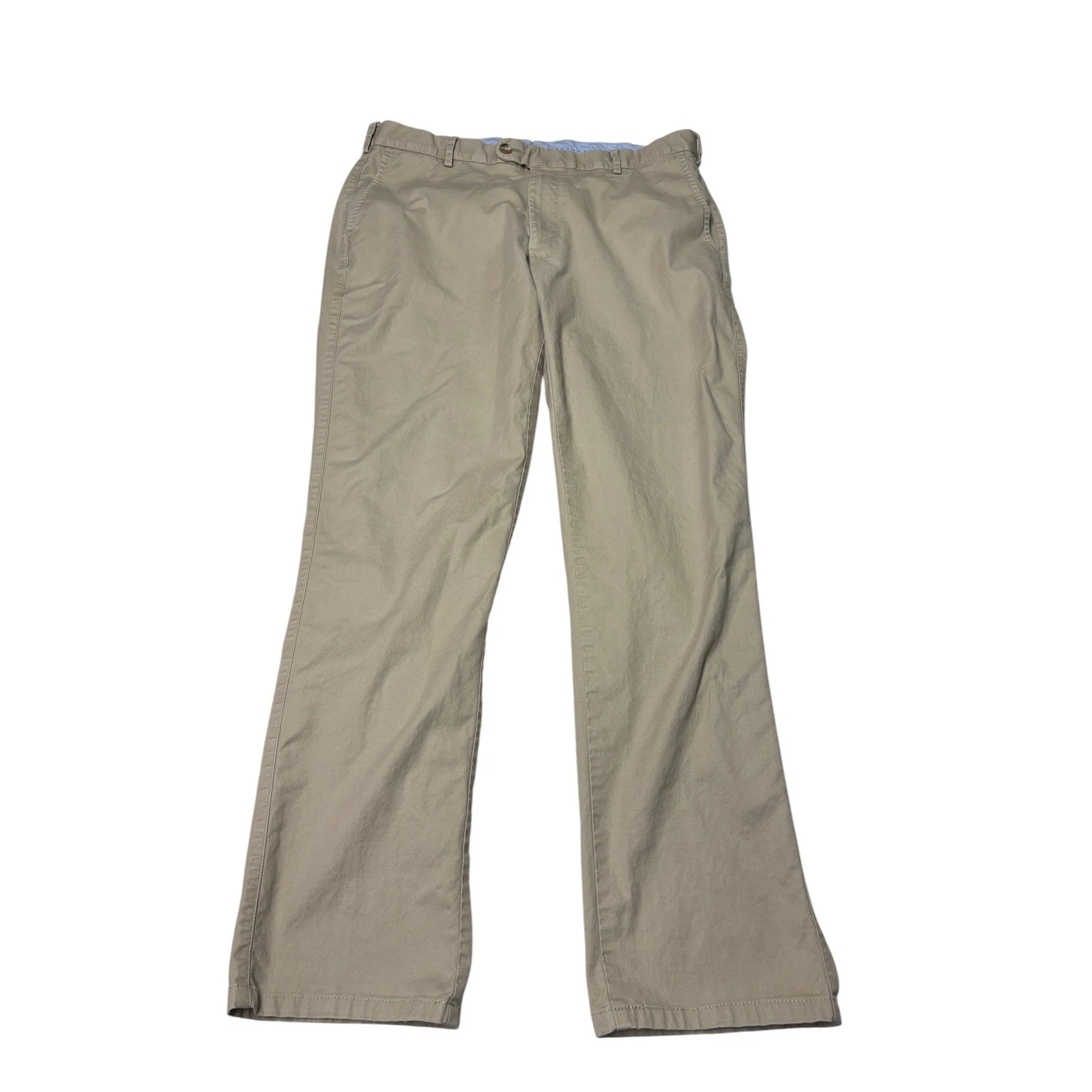 Peter Millar Tan Khaki Pima Cotton Stretch Chino Pants Mens 36X30 Classic