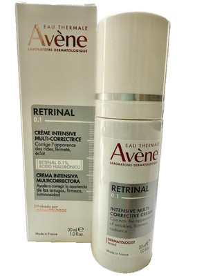Avène Retrinal 0.1% Intensive Multi-Corrective Cream 1oz/30ml BOXED NEW & FRESH