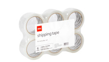 NEW Office Depot Shipping Packing Tape, 1.89" x 70.8 Yd, Clear, Pack Of 6 Rolls