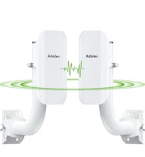 Gigabit Wireless Bridge Support VLAN with 2 Bracket Mounts Adalov CPE362 New