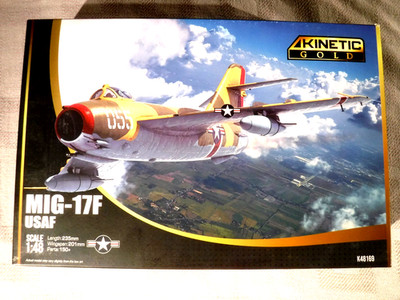 1/48 Kinetic Captured MiG 17F USAF Markings PE Parts Gold Kit # K48169